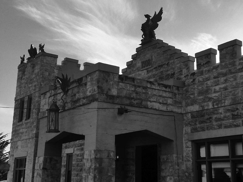 In Front of the Sam's Castle in Pacifica, California