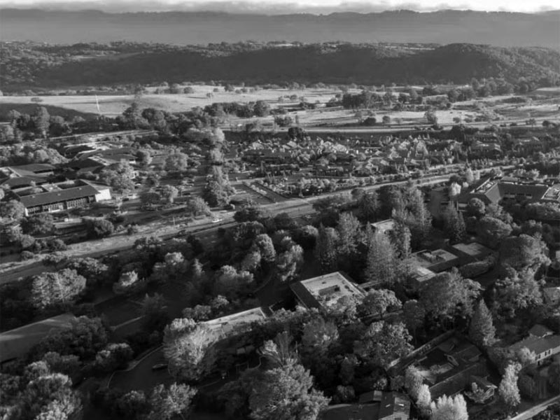 Aerial View Menlo Park Weed Delivery Service Area