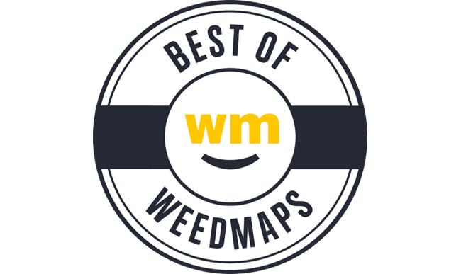 Best of Weedmaps Local Weed Delivery Award Emblem